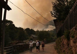 Imagen de archivo del incendio en la localidad de Fasgar.