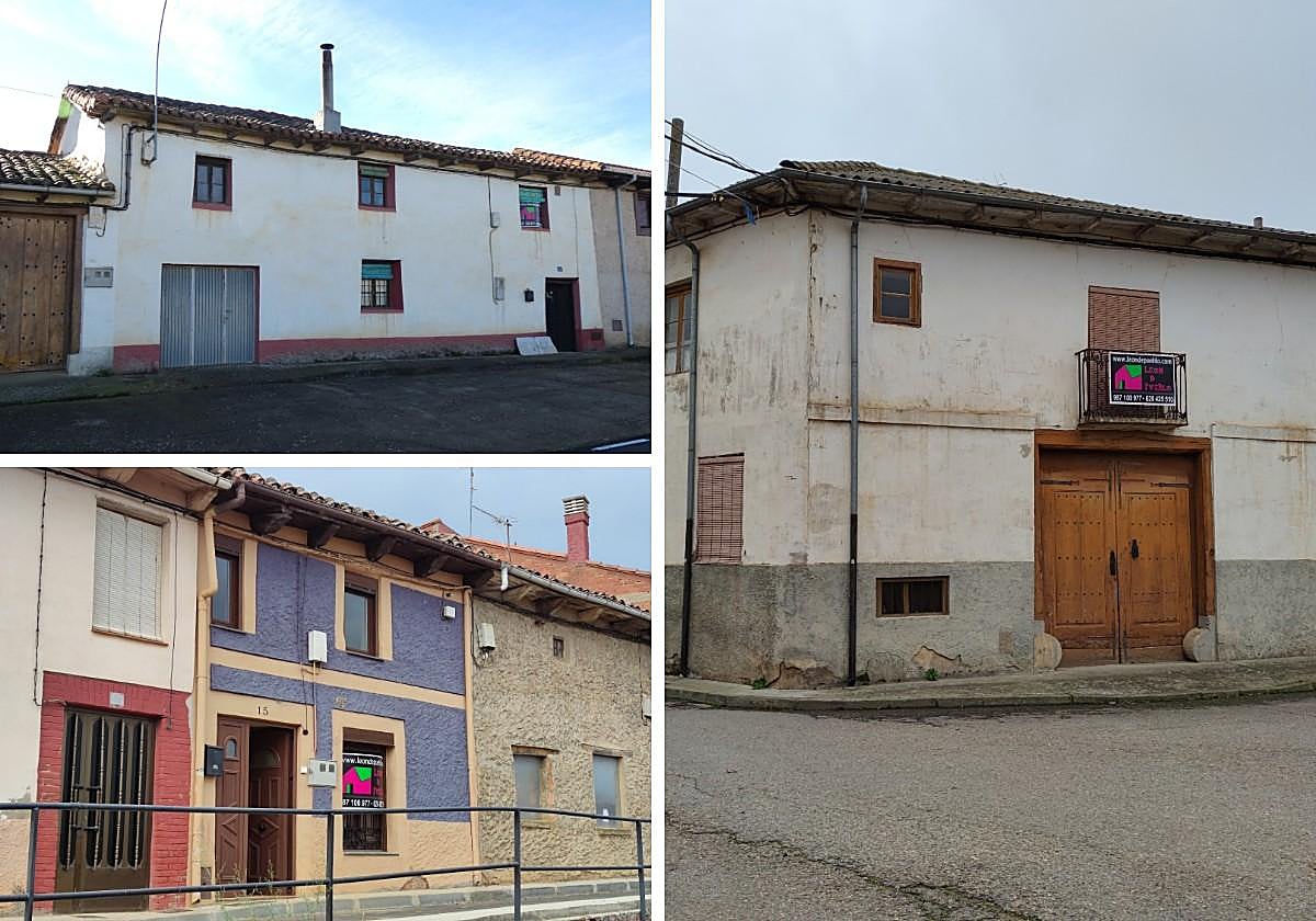 Imágenes de las casas ofertadas.