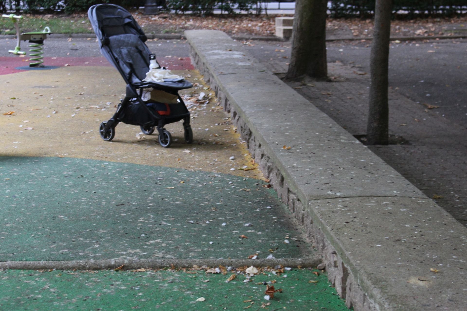 La suciedad en el parque infantil de San Francisco