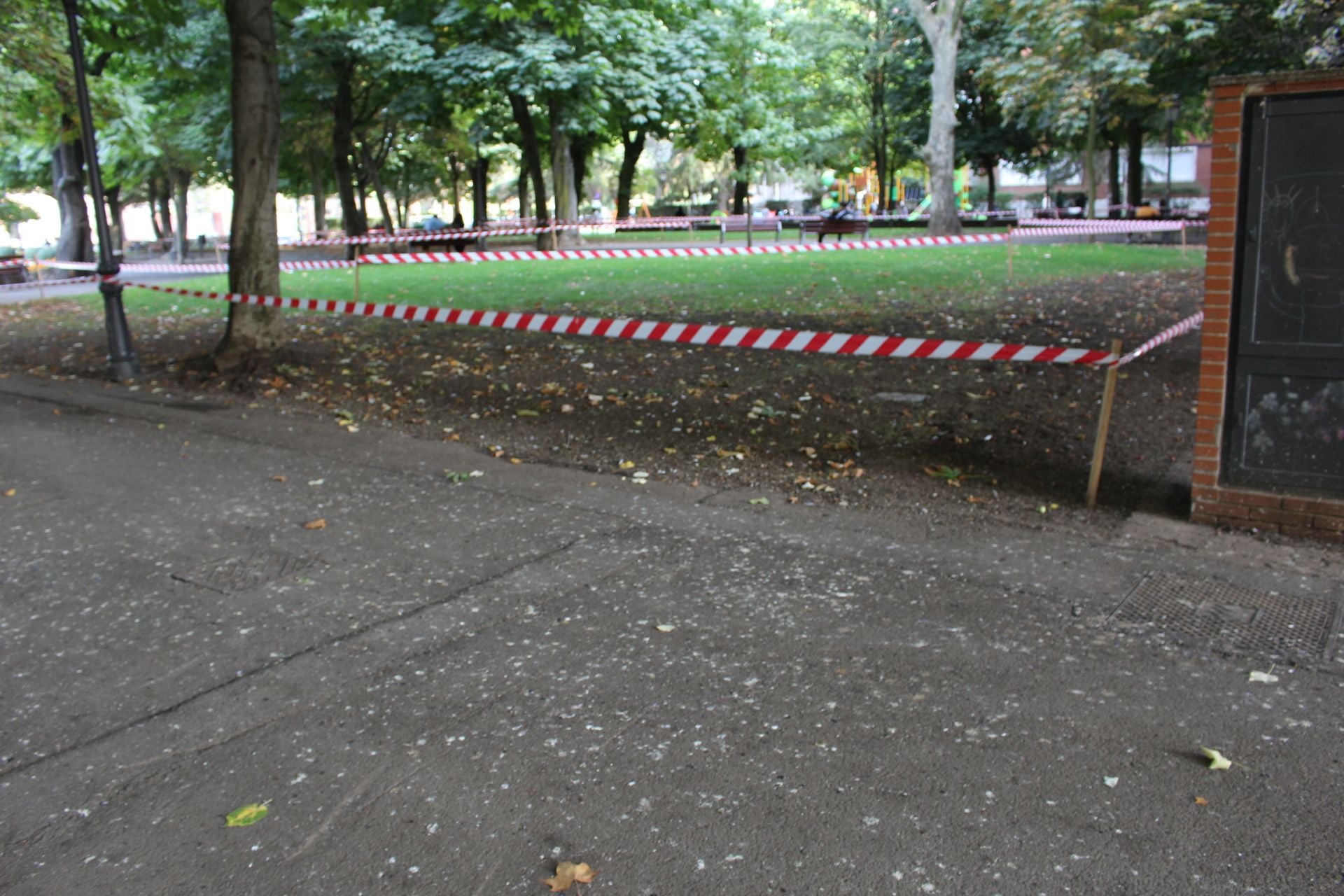 La suciedad en el parque infantil de San Francisco