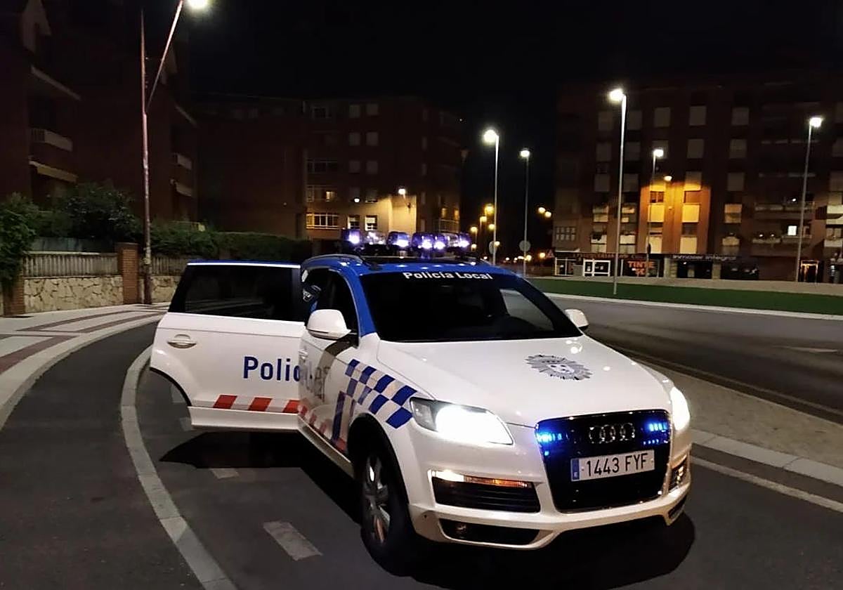 Vehículo de la policía de San Andrés.