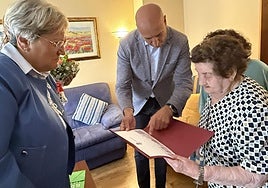 Celebración de los 100 años de Nicanora.