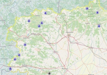 El mapa de los incendios en León: por primera vez en 35 días no hay ningún foco sin controlar