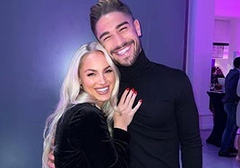 Ana Maria Markovic junto a su pareja y nuevo jugador de la Cultural, Tomás Ribeiro.