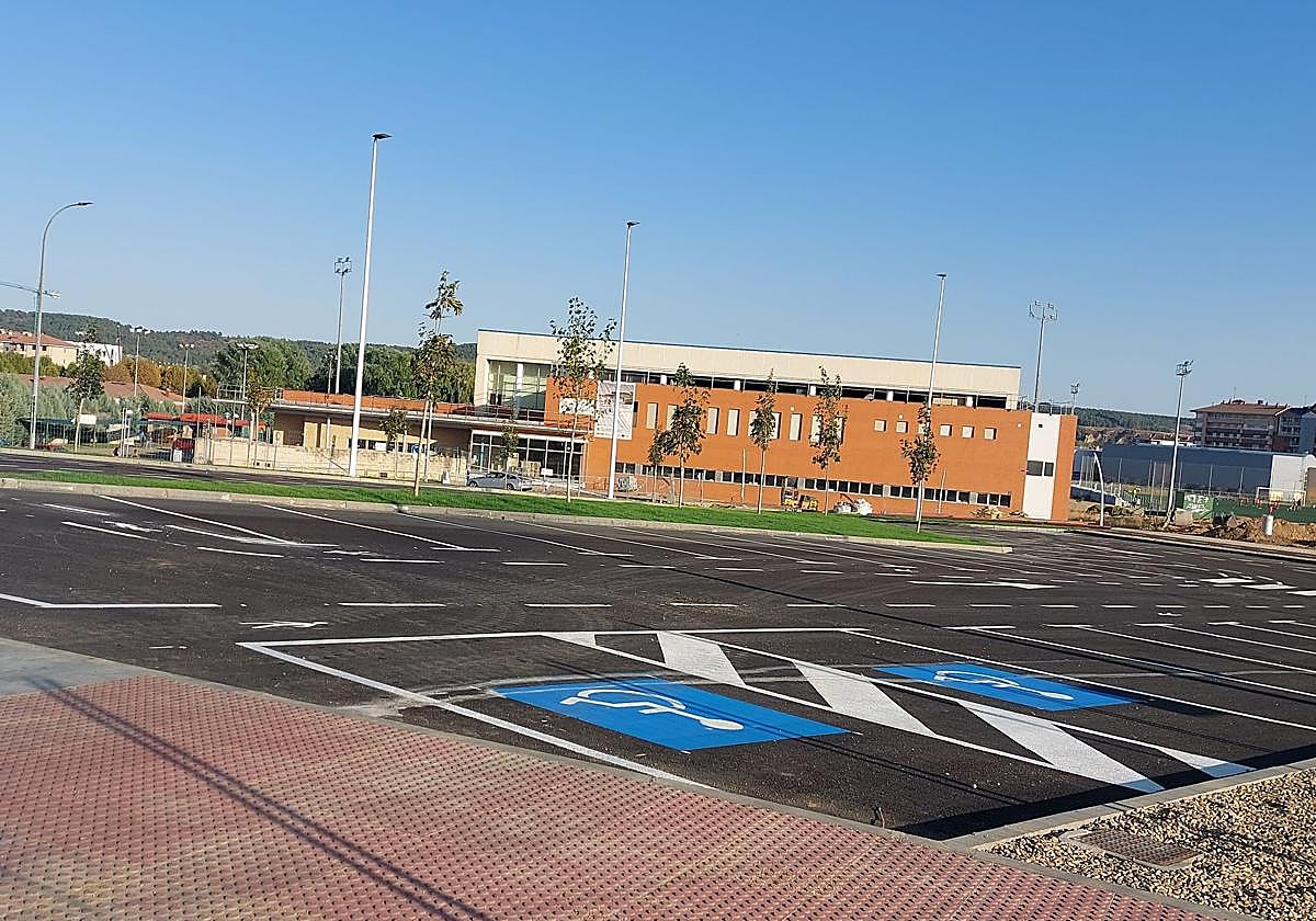 Obras en la zona de La Palomera.