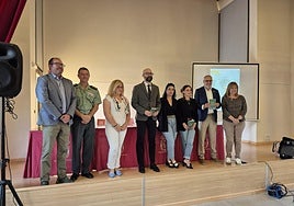 Presentación de los datos en el acto.