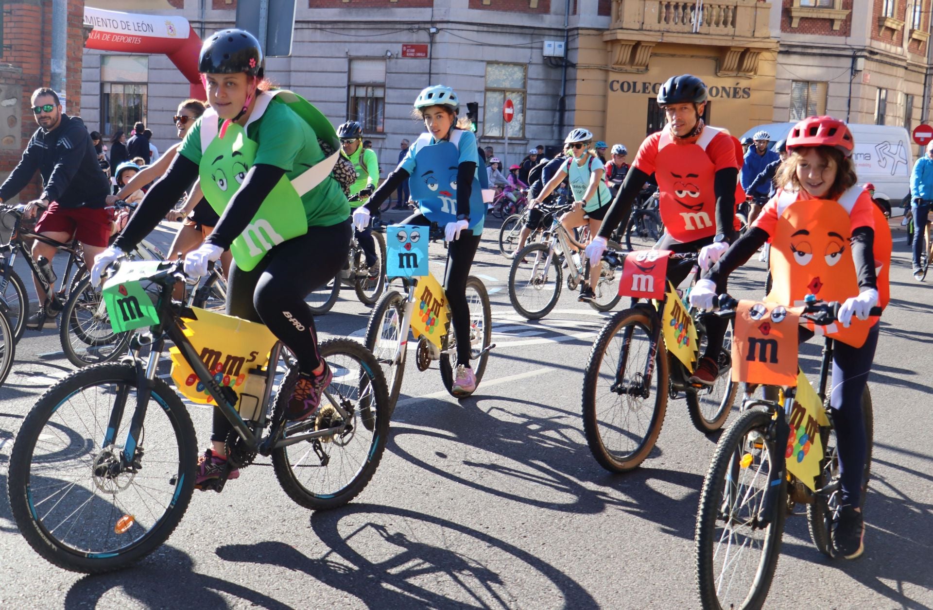 Las imágenes del Día de la Bici en León