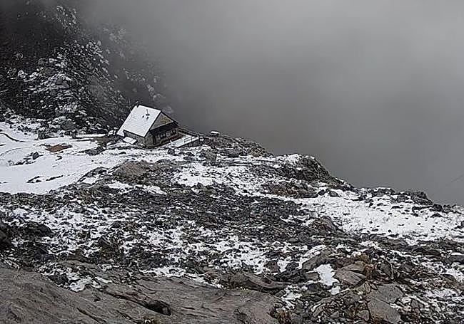 Imagen captada por la webcam del Collado Jermoso.