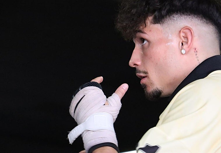 Antonio Barrul, durante un entrenamiento en el club Fuerte y Constante.