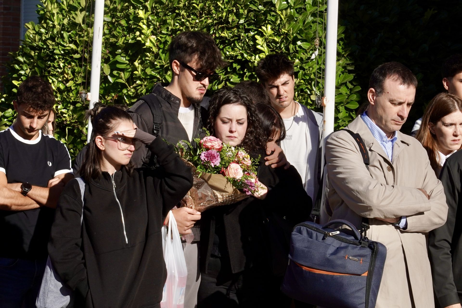 Minuto de silencio por la estudiante de la ULE fallecida en Nápoles