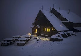 Nevada en Collado Jermoso.