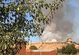 Imagen del incendio.