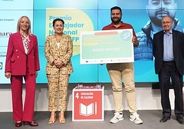 El berciano Diego Pacios, segundo galardonado del premio nacional de la red Somos FP