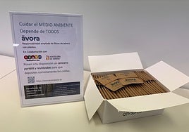 Ceniceros portátiles que se repartirán en San Froilán.