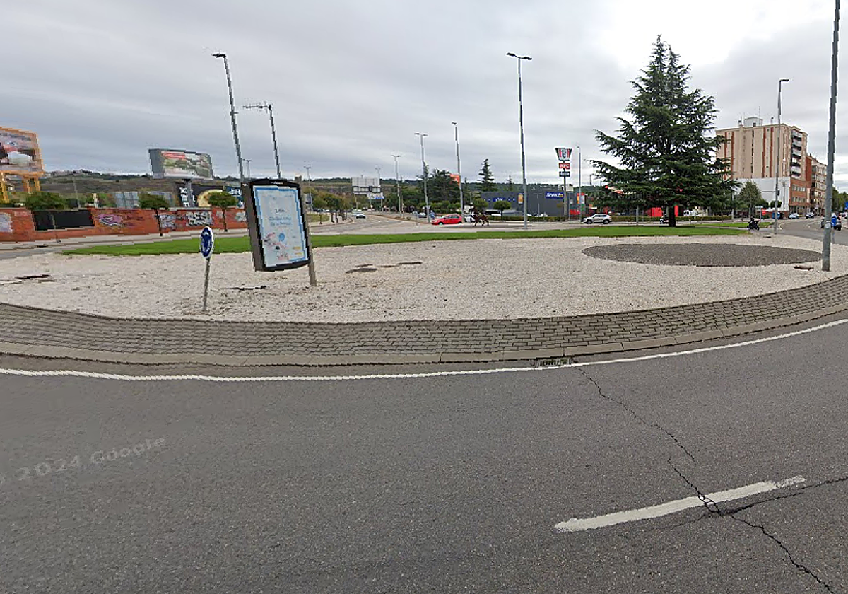 Imagen de la rotonda.