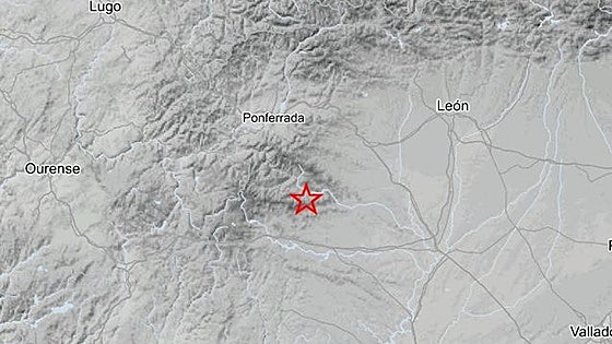 Un pequeño terremoto sacude de madrugada un pueblo de León