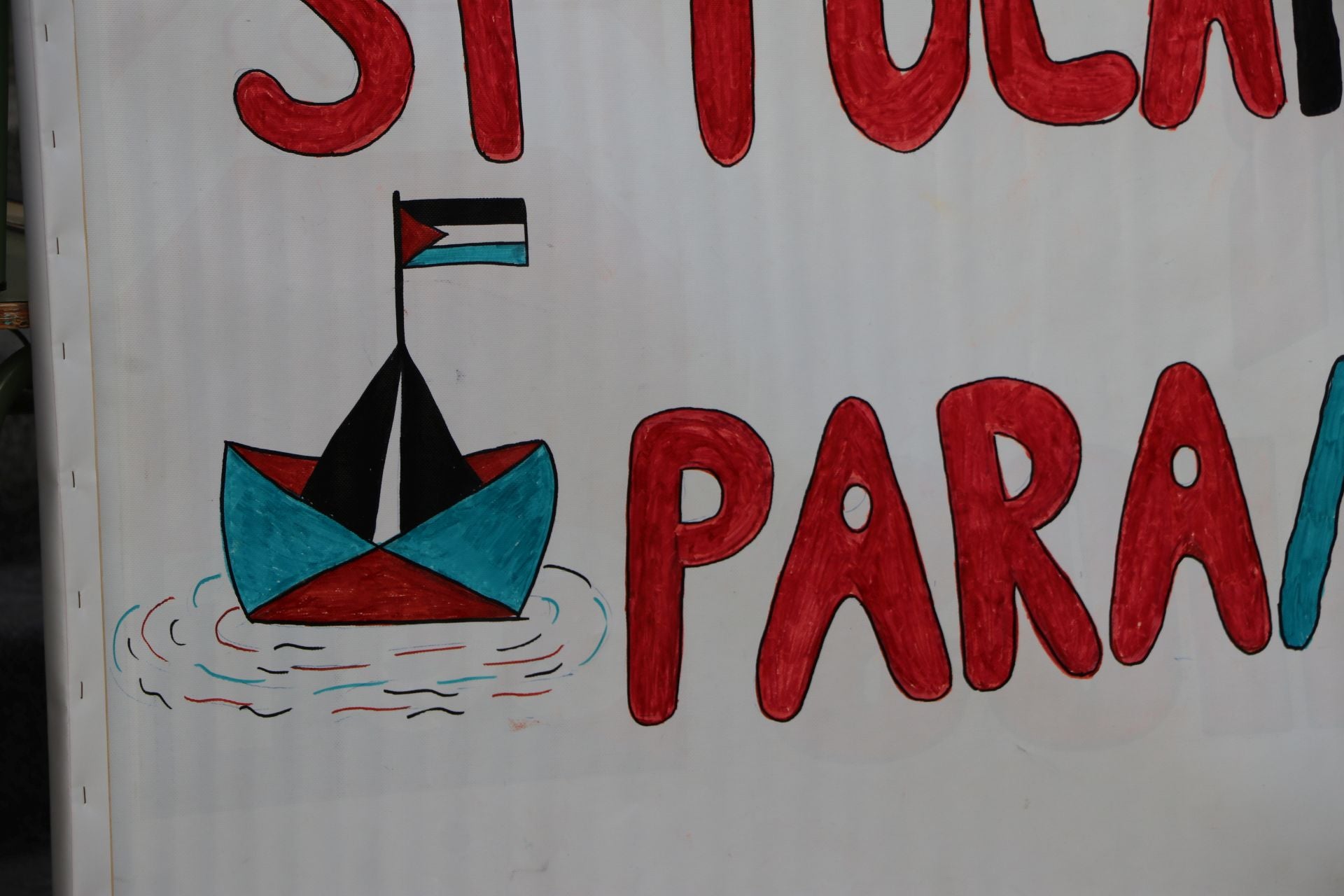 Imágenes de la lectura por Palestina en León