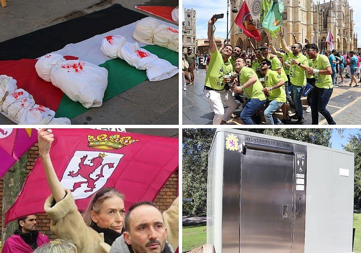 Imágenes del día en León.