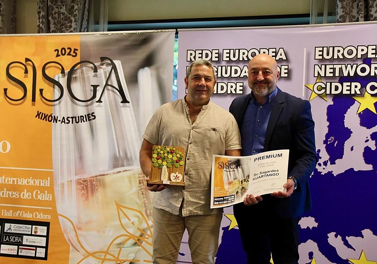 Uno de los premios entregados en el certamen.