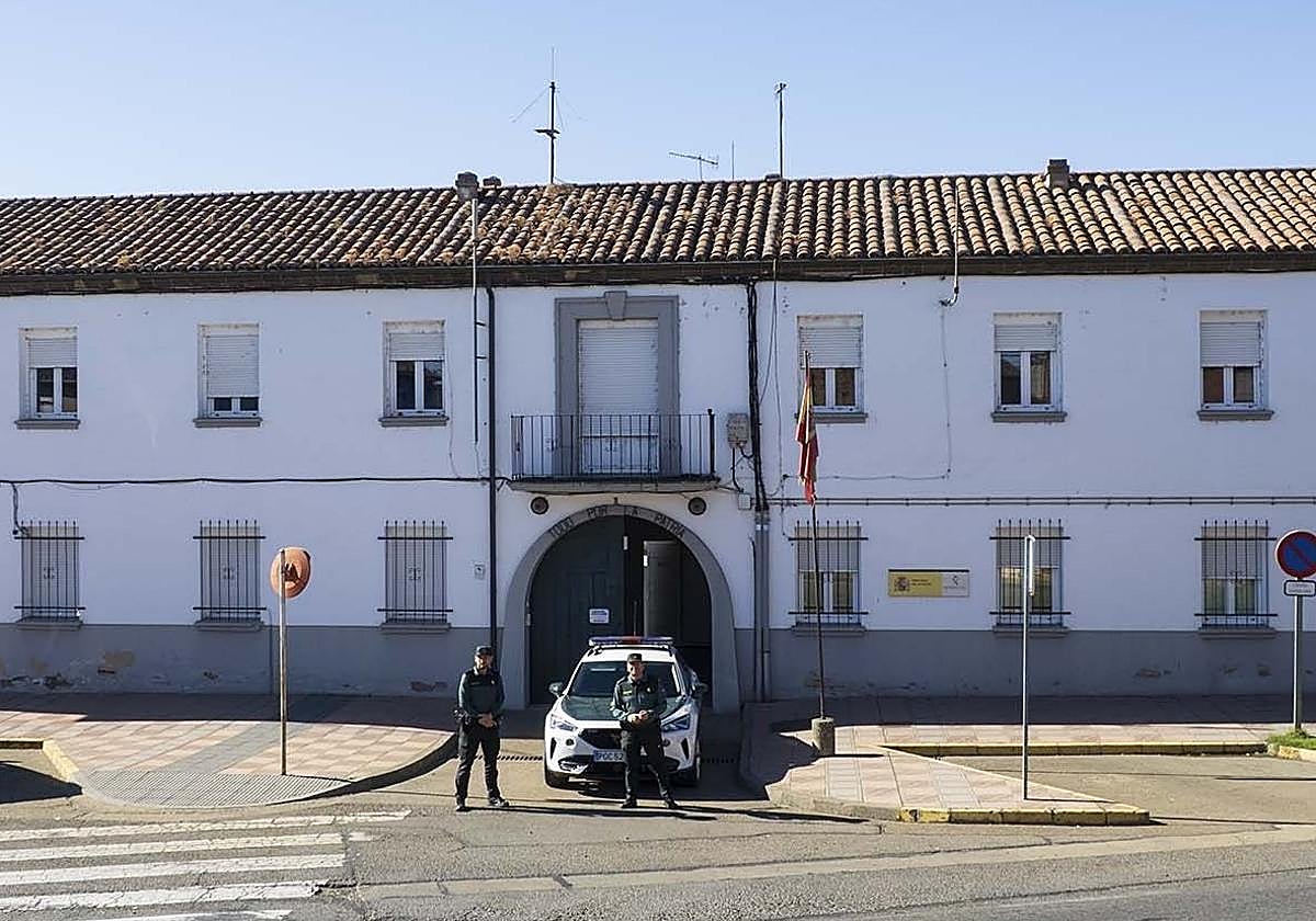 Puesto de mando de la Guardia Civil.