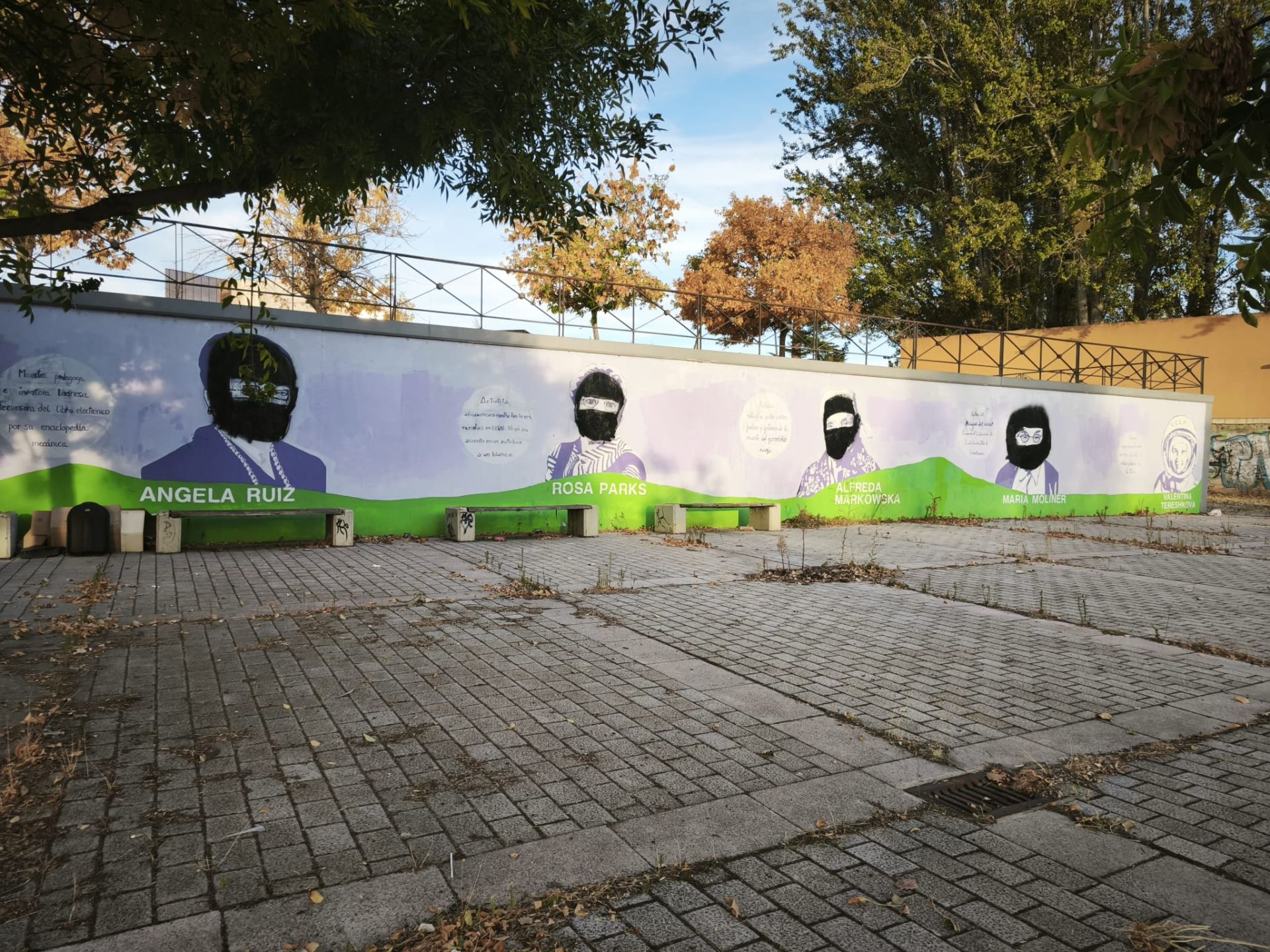 El mural feminista de León, vandalizado de nuevo