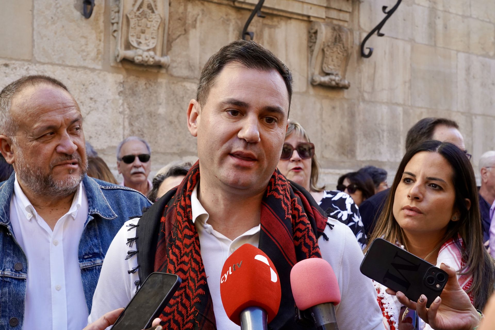 Javier Alfonso Cendón en un acto en León.