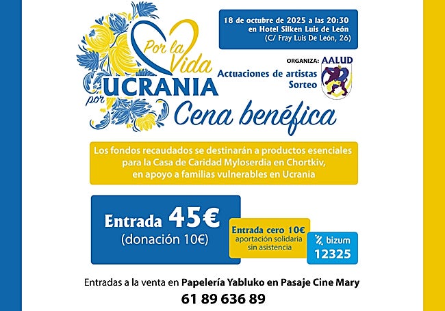 Cena solidaria 18 de octubre