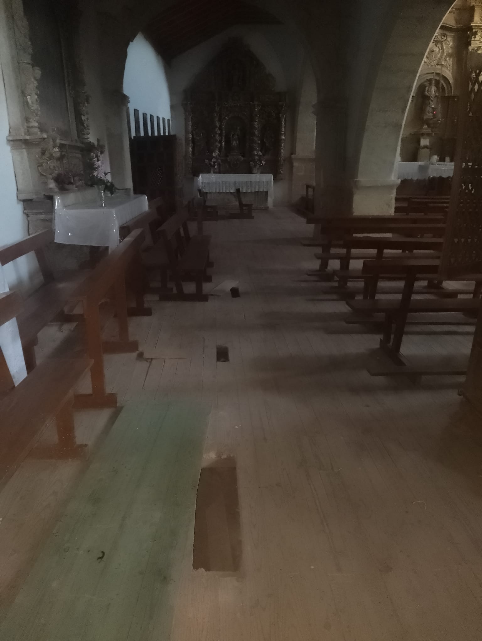 Las imágenes de la situación crítica de la Iglesia de Cubillas de los Oteros