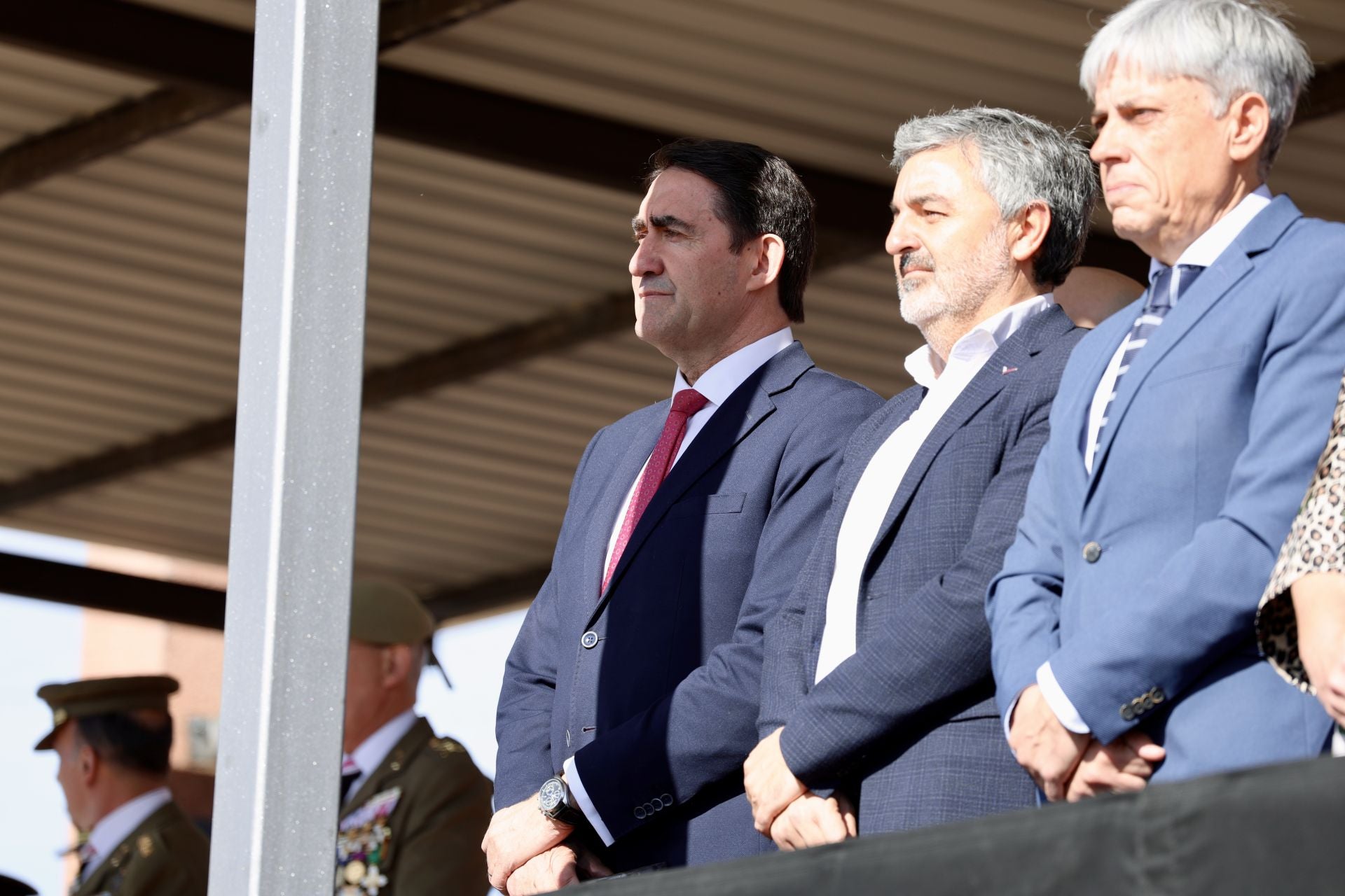 El V Batallón de la UME en León celebra Nuestra Señora del Rosario