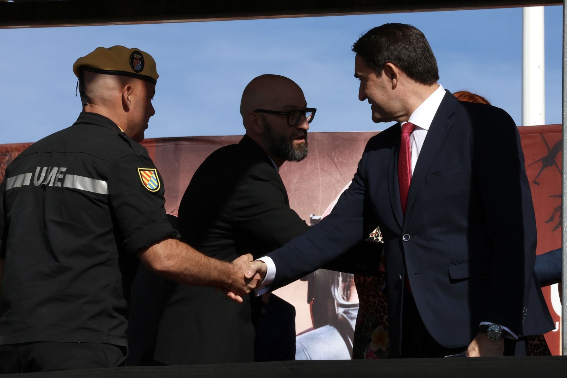 El V Batallón de la UME en León celebra Nuestra Señora del Rosario