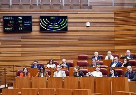 Pleno en las Cortes.