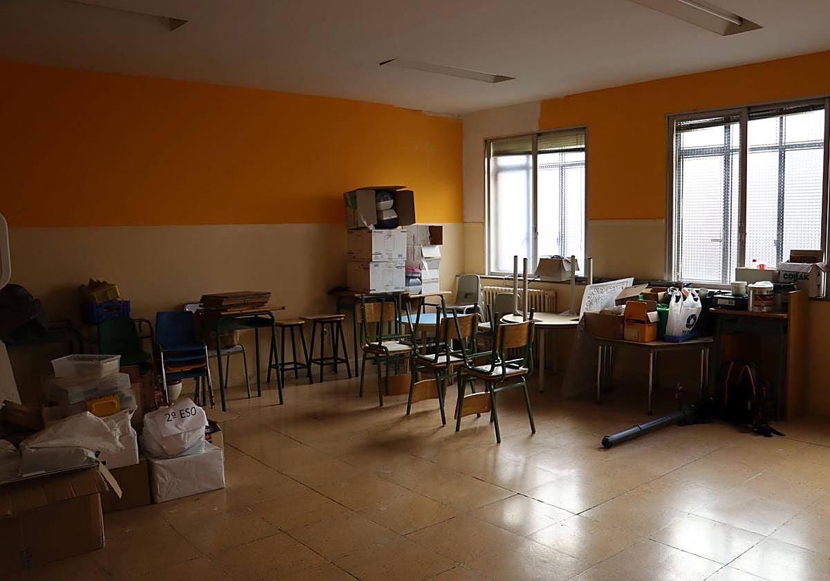 Obras en el Colegio Leonés de San Isidoro