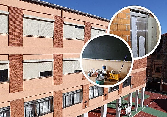 Ala del Colegio Leonés de San Isidoro que será reconvertida.