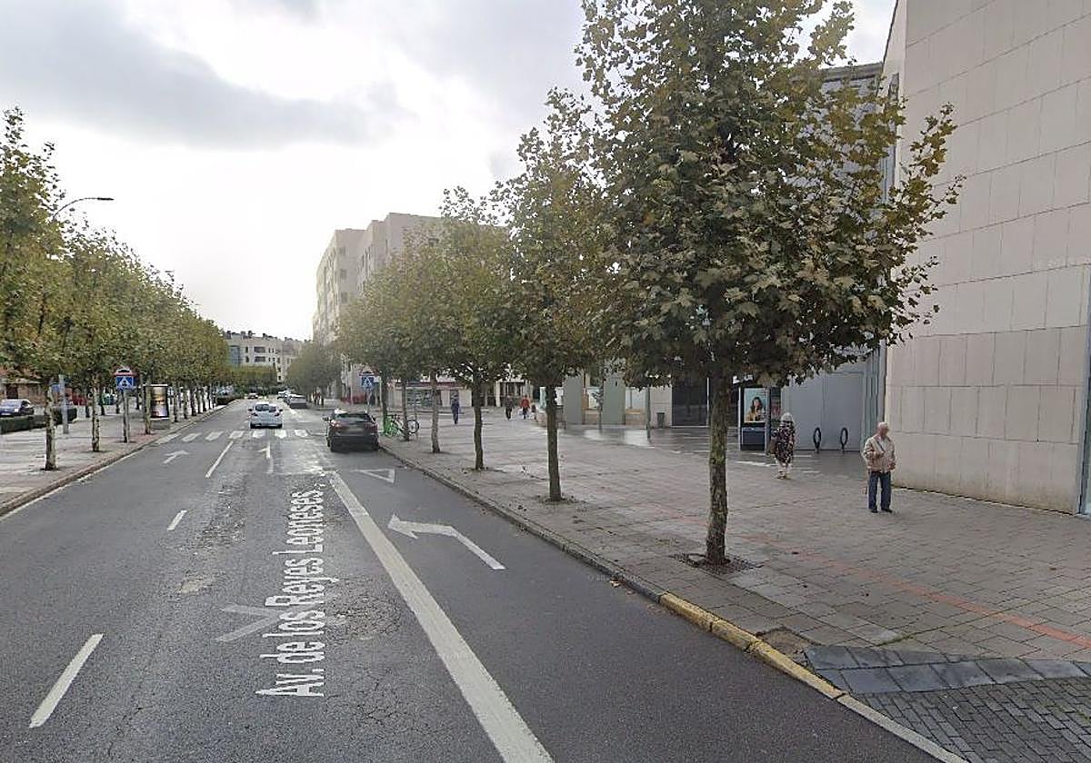 Lugar del atropello.