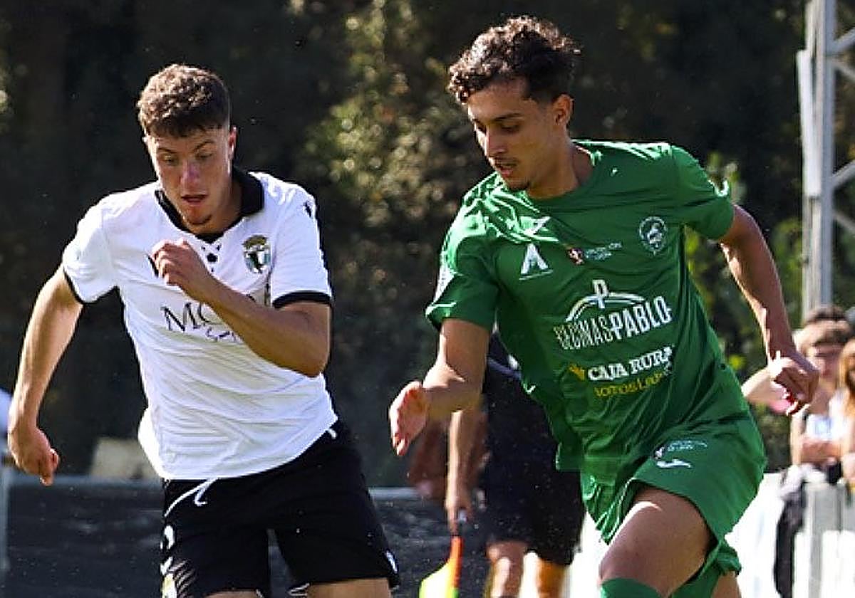 Imad, en una acción del partido.