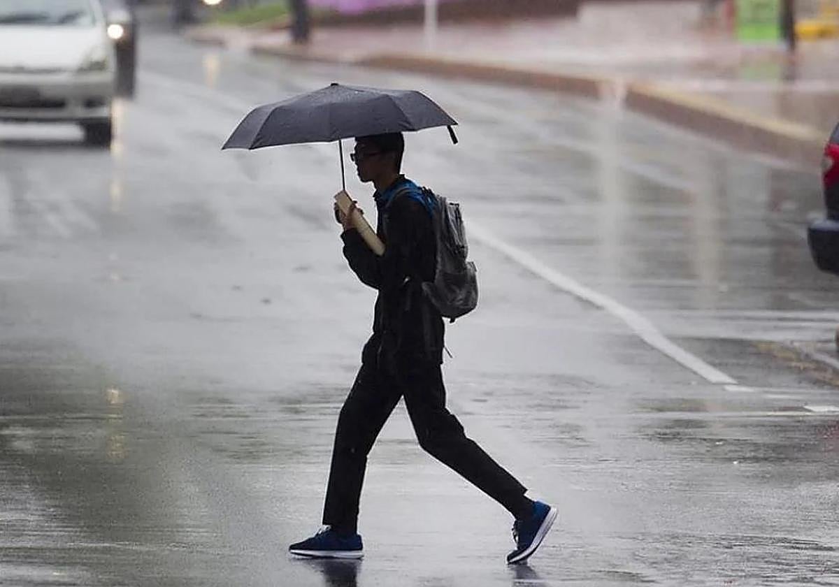 Nubes y amenaza de lluvia en el lunes festivo