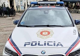 Vehículo de la Policia Local de León.