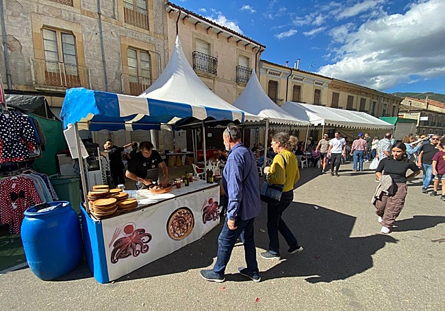 Puestos de pulpo en Boñar