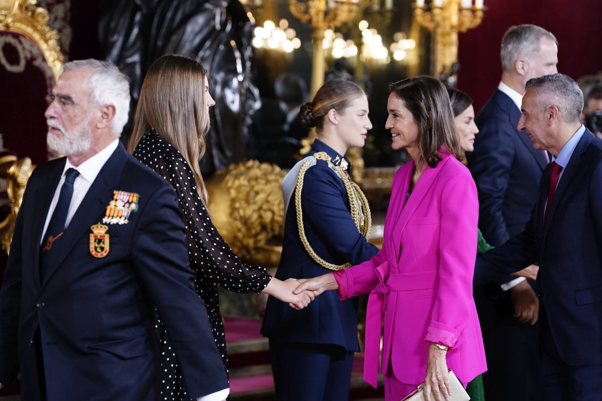 Las imágenes de la recepción con motivo del día de la Fiesta Nacional