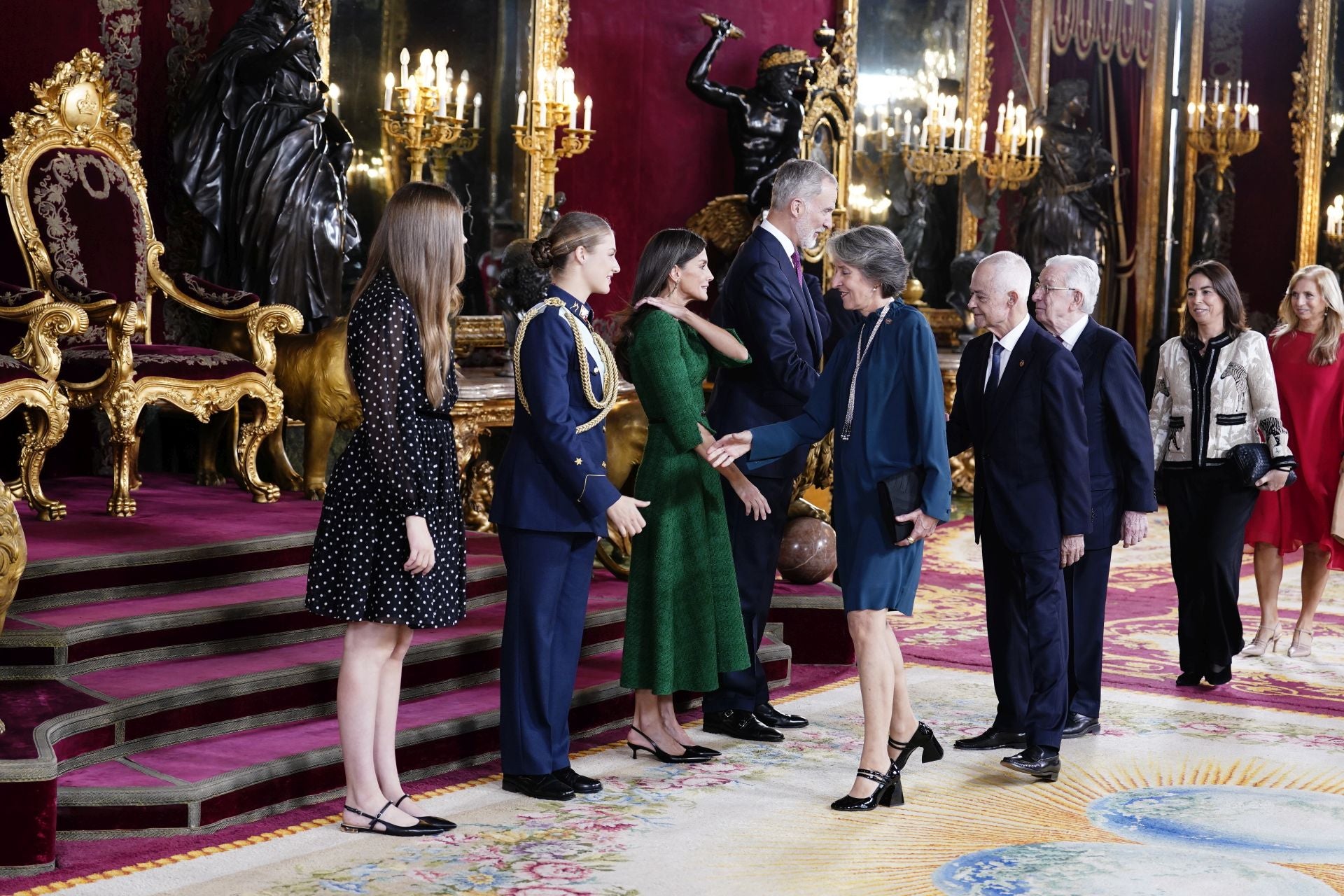 Las imágenes de la recepción con motivo del día de la Fiesta Nacional