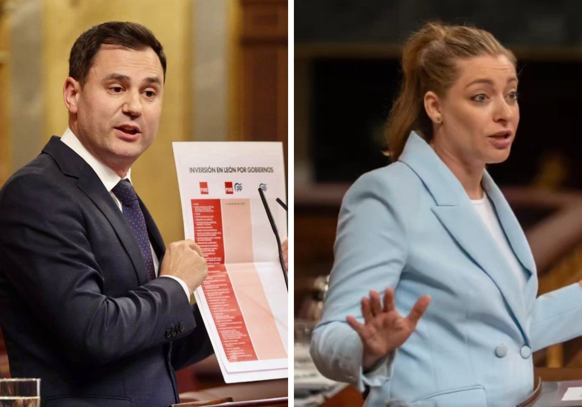 Cendón y Muñoz en el Congreso de los Diputados el 14 de octubre de 2025.