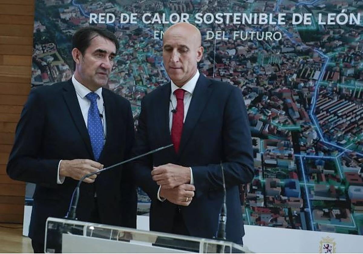 Presentación de la Red de Calor de León hace tres años.
