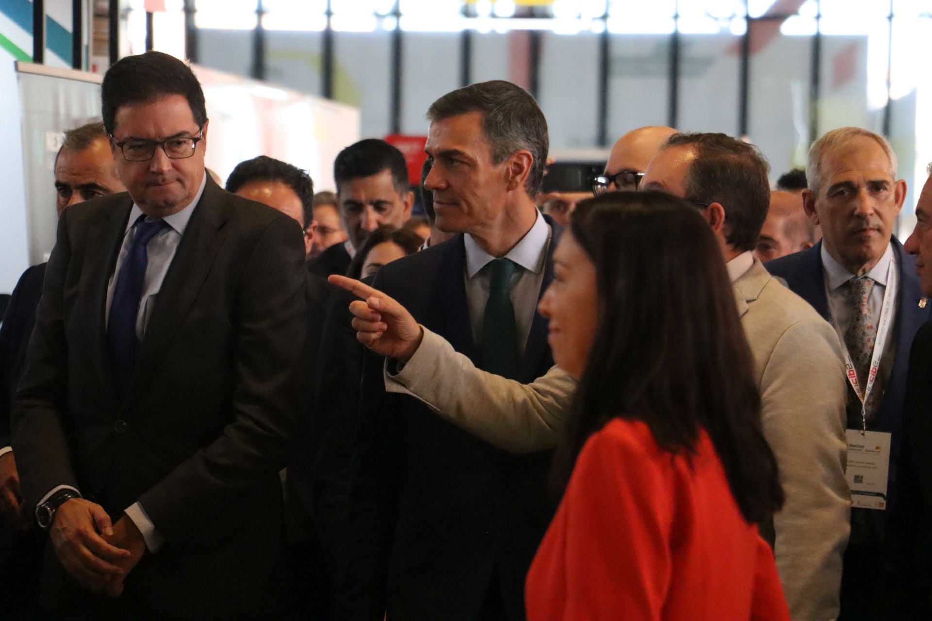 Las imágenes de la visita de Pedro Sánchez a León