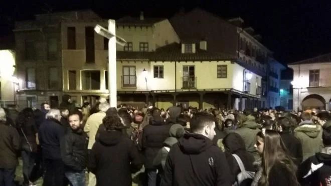 Imagen de archivo de la plaza donde comenzó la pelea.