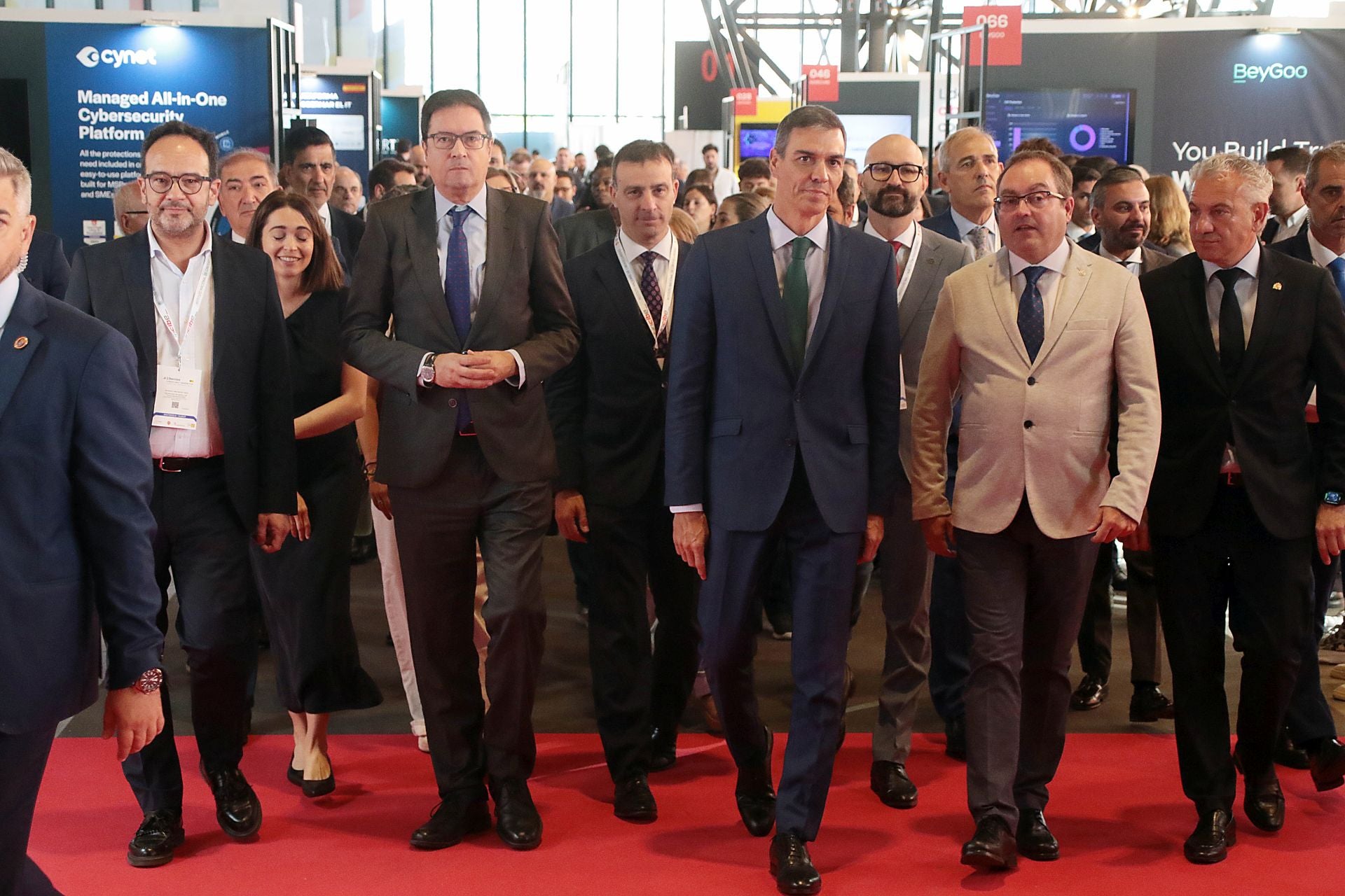 Las imágenes de la visita de Pedro Sánchez a León