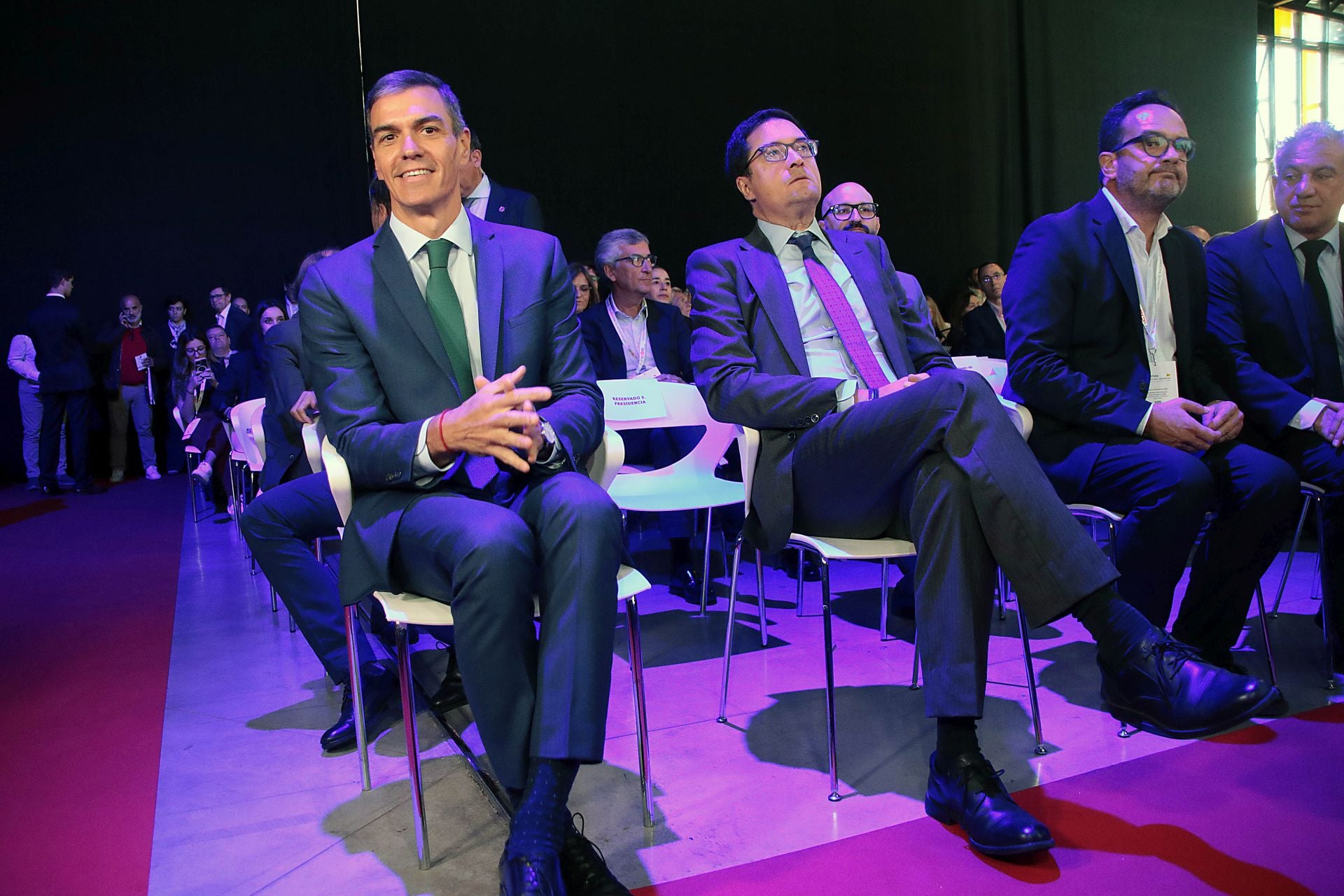 Las imágenes de la visita de Pedro Sánchez a León