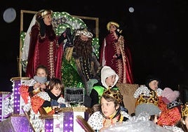 Cabalgata de Reyes en León.