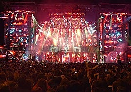 Imagen de archivo de una orquesta de pueblo.