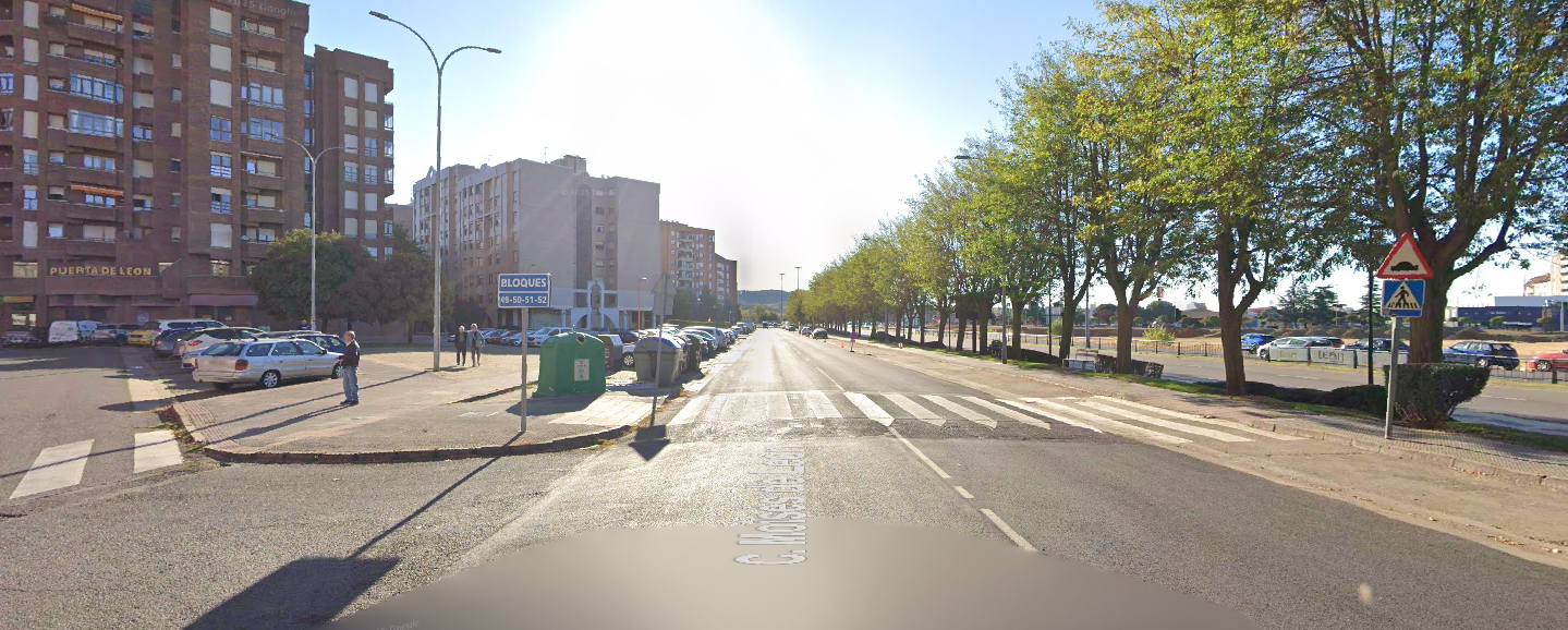 Imagen de la calle Moisés de León.