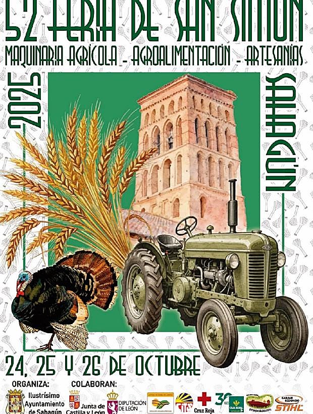Cartel de la Feria de San Simón de Sahagún